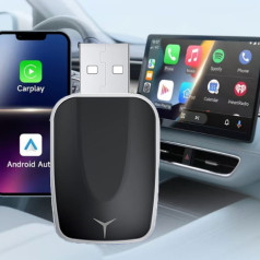 Bộ chuyển đổi CarPlay thông minh 2in1 không dây tiện lợi