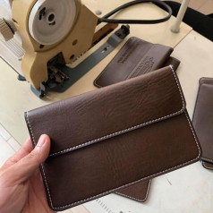 Ví da đựng giấy tờ chất liệu cao cấp tiện dụng, Không logo	