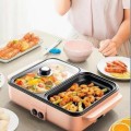 Bếp nướng lẩu điện 2 ngăn đa năng