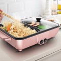 Bếp nướng lẩu điện 2 ngăn đa năng