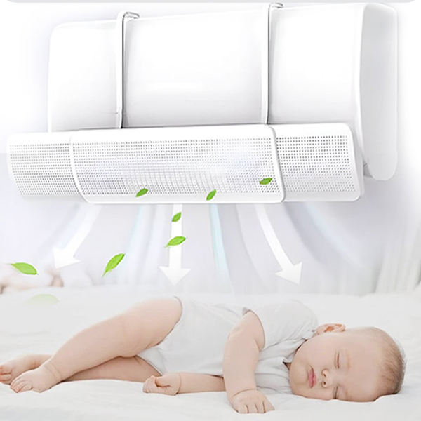 Tấm chắn đổi hướng gió điều hòa, máy lạnh có lỗ thoáng khí