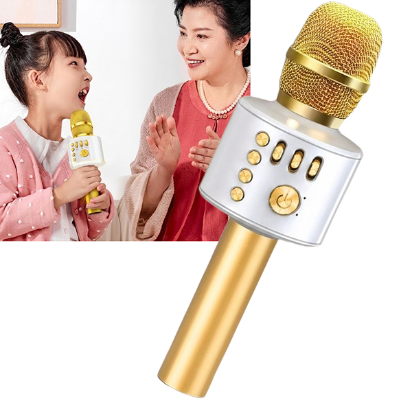 Micro karaoke bluetooth cầm tay không dây tiện dụng