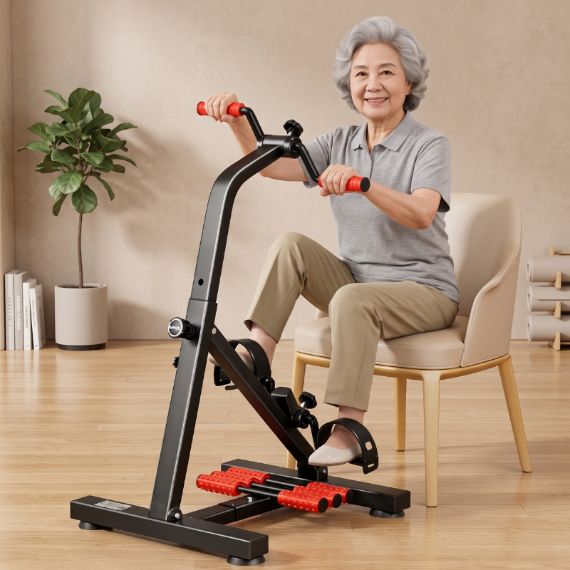 Máy đạp xe phục hồi chức năng tập tay chân tại nhà phiên bản cao cấp
