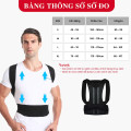 Đai chống gù lưng điều chỉnh tư thế cho nam và nữ, Size M