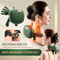 Máy massage cổ vai gáy nhiệt hồng ngoại 3 chế độ giúp giảm căng cứng cơ