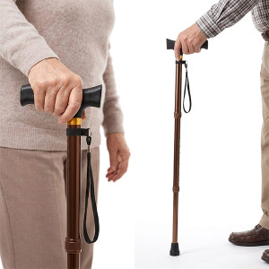 Gậy chống gấp gọn Lucass Y27 chống trượt, điều chỉnh chiều cao