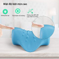 Gối massage cao su non cao cấp hỗ trợ giảm căng cứng cơ cổ vai gáy
