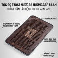 Khay trà tre tự nhiên bền đẹp bày trí thưởng trà