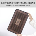 Khay trà tre tự nhiên bền đẹp bày trí thưởng trà