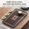 Khay trà tre tự nhiên bền đẹp bày trí thưởng trà