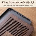 Khay trà tre tự nhiên bền đẹp bày trí thưởng trà