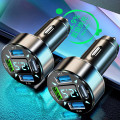 Tẩu sạc ô tô thông minh 66W 4 cổng sạc nhanh an toàn