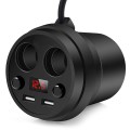 Cốc sạc ô tô, bộ chia tẩu sạc ô tô 2 cổng Usb tiện lợi