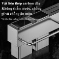 Giá để dao kéo treo tường thép carbon giúp nhà bếp ngăn nắp, sạch sẽ