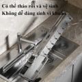 Giá để dao kéo treo tường thép carbon giúp nhà bếp ngăn nắp, sạch sẽ