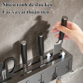 Giá để dao kéo treo tường thép carbon giúp nhà bếp ngăn nắp, sạch sẽ