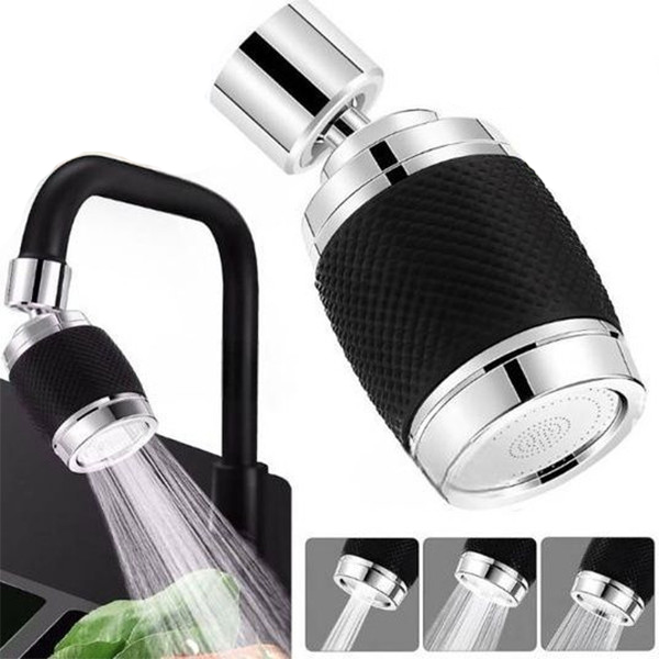 Đầu vòi rửa bát tăng áp 3 chế độ bằng hợp kim không gỉ
