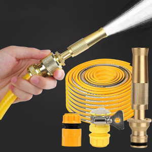 Bộ vòi xịt áp lực cao đồng thau linh hoạt chế độ tưới cây rửa xe