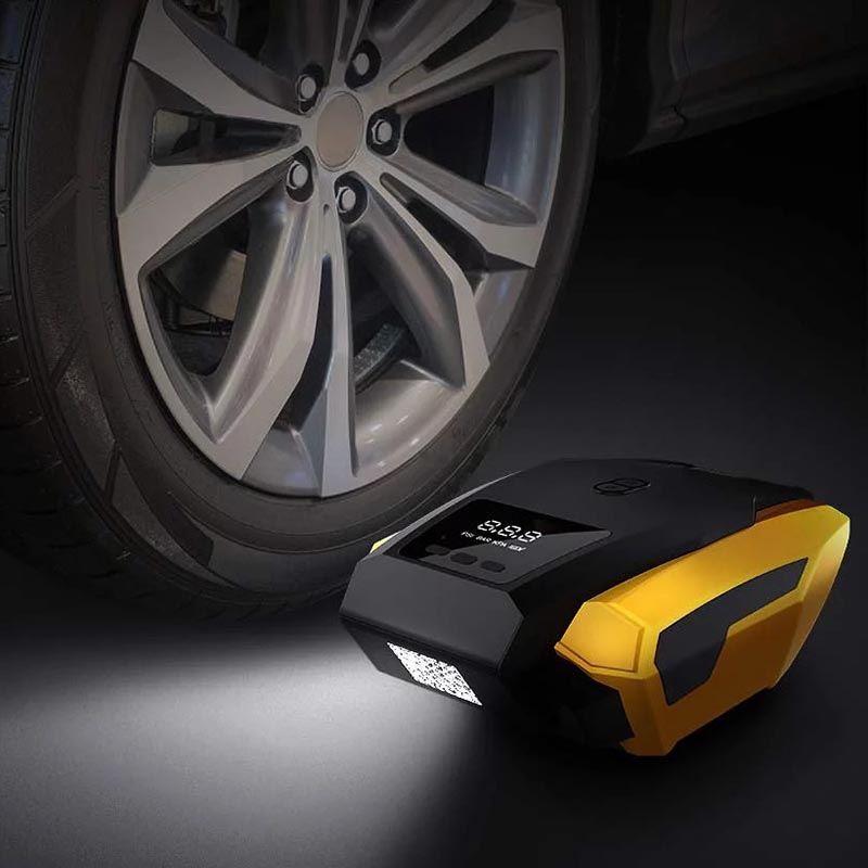 Máy bơm lốp xe hơi điện tử màn hình led tự ngắt cao cấp