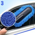 Chổi lau rửa xe ô tô sợi nano siêu mềm điều chỉnh độ dài cán