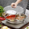 Nồi lẩu đa năng 2 ngăn cao cấp size 32cm siêu tiện lợi