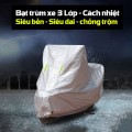 Bạt trùm xe máy 3D tráng nhôm cách nhiệt cao cấp