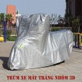 Bạt trùm xe máy 3D tráng nhôm cách nhiệt cao cấp