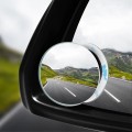 Bộ 2 gương cầu lồi gắn kính chiếu hậu ô tô không viền xoay 360 độ