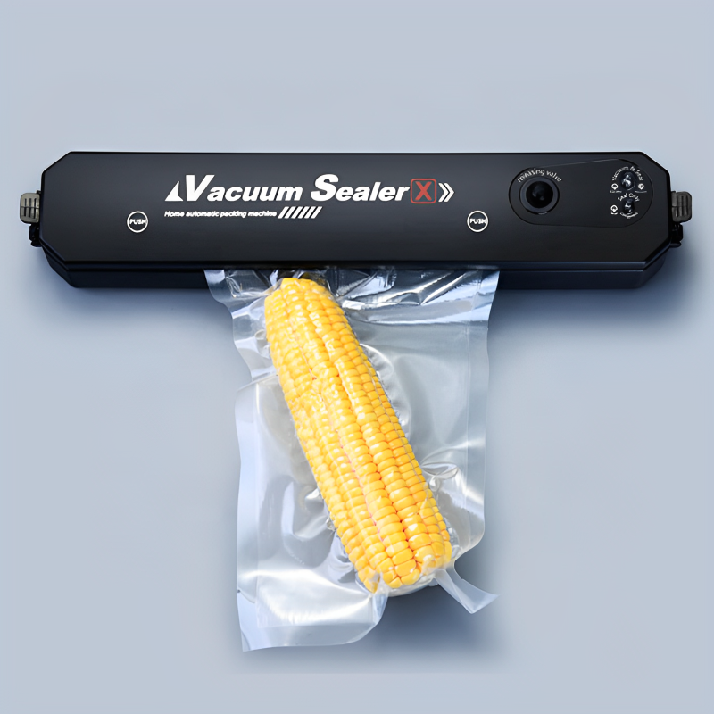 Máy hàn miệng túi, hút chân không bảo quản thực phẩm tặng kèm 10 túi hút