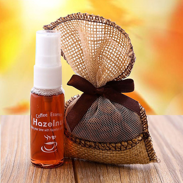 Túi thơm ô tô hương cafe kèm tinh dầu thơm khử mùi