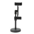 Đế kẹp 2 điện thoại livetream, quay video điều chỉnh cao thấp thuận tiện