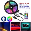  Đèn led RGB đổi màu điều khiển bằng điện thoại thông minh, 1m + dây kết nối app