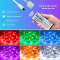  Đèn led RGB đổi màu điều khiển bằng điện thoại thông minh, 1m + dây kết nối app