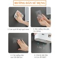 Bộ nhả kem đánh răng tự động dán tường siêu bền, Bộ 3 cốc	