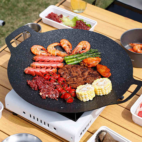 Chảo đá chống dính Hàn Quốc nướng BBQ