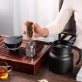 Ấm pha trà, cà phê giữ nhiệt đa năng dung tích 1000ml, Màu đen - Không hiển thị nhiệt độ