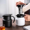 Ấm pha trà, cà phê giữ nhiệt đa năng dung tích 1000ml, Màu đen - Không hiển thị nhiệt độ