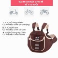 Đai đi xe máy an toàn cho bé yêu bền đẹp, Màu nâu
