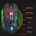 Bộ bàn phím chuột T6 chơi game,  led 7 màu cao cấp