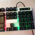 Bộ bàn phím chuột T6 chơi game,  led 7 màu cao cấp