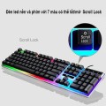 Bộ bàn phím chuột T6 chơi game,  led 7 màu cao cấp