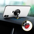 Chân đế đỡ điện thoại trên ô tô hít nam châm, xoay 360 độ, Màu đen
