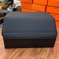 Thùng da đựng đồ cốp sau ô tô gấp gọn tiện lợi, Size M: 50cm x 30cm x 30cm