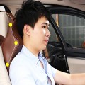 Gối tựa đầu cao su non xe hơi siêu bền siêu êm, Màu đen