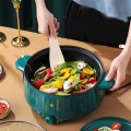 Nồi lẩu điện 2 tầng có núm xoay 3 nấc nhiệt tiện dụng
