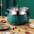 Nồi lẩu điện 2 tầng có núm xoay 3 nấc nhiệt tiện dụng