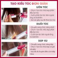 Máy làm tóc uốn duỗi đa năng tạo kiểu thời trang, Màu hồng