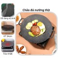 Chảo đá chống dính Hàn Quốc nướng BBQ 
