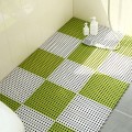 Thảm nhựa lỗ lót sàn nhà tắm chống trơn trượt, Màu ghi