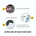 Khăn lau kính nano chống đọng hơi nước dùng nhiều lần, Combo 30 chiếc